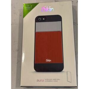 New iSkin Aura Orange Case for iPhone 5 ARIPH5-OE4 -FREE SHIPPING